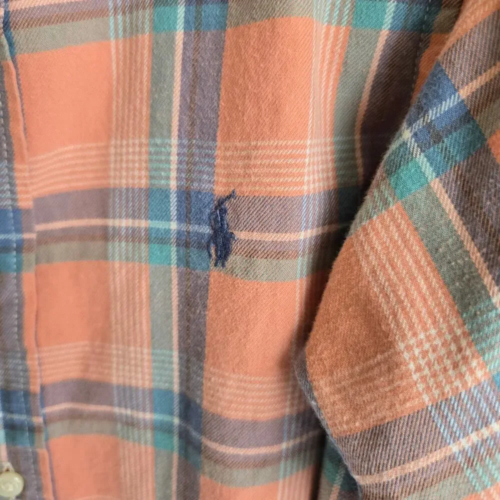 Ralph Lauren Boys Long Sleeve Button Down Shirt Size 5